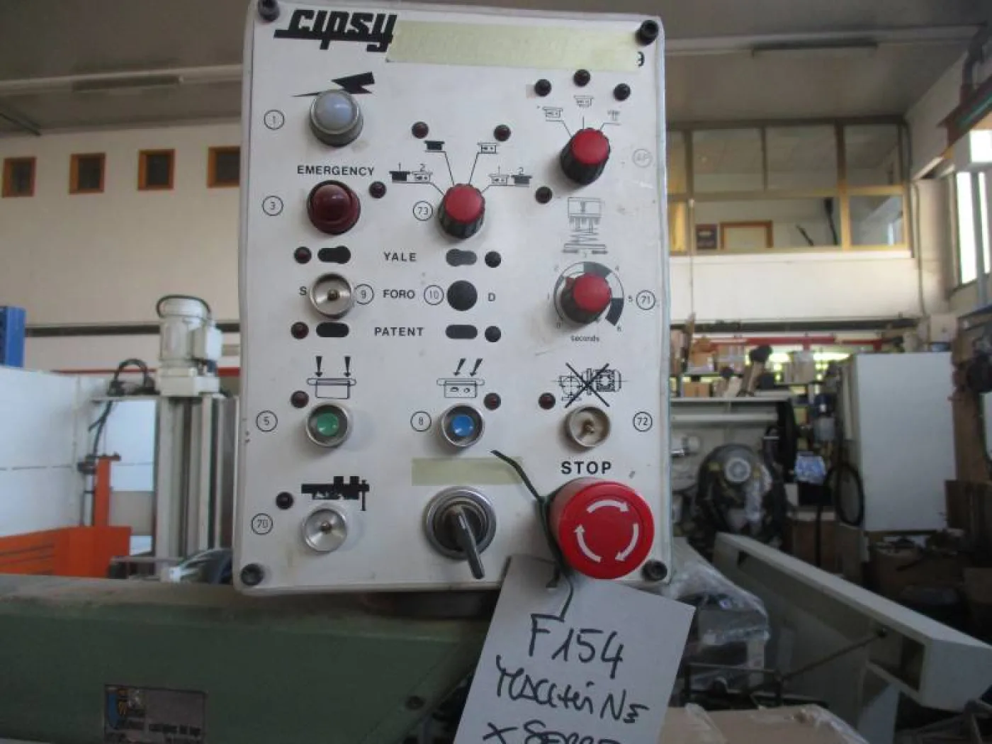 MACCHINA PER SERRATURE PORTE MECCANICA ROSASCO MOD. CIPSY HOR - 2