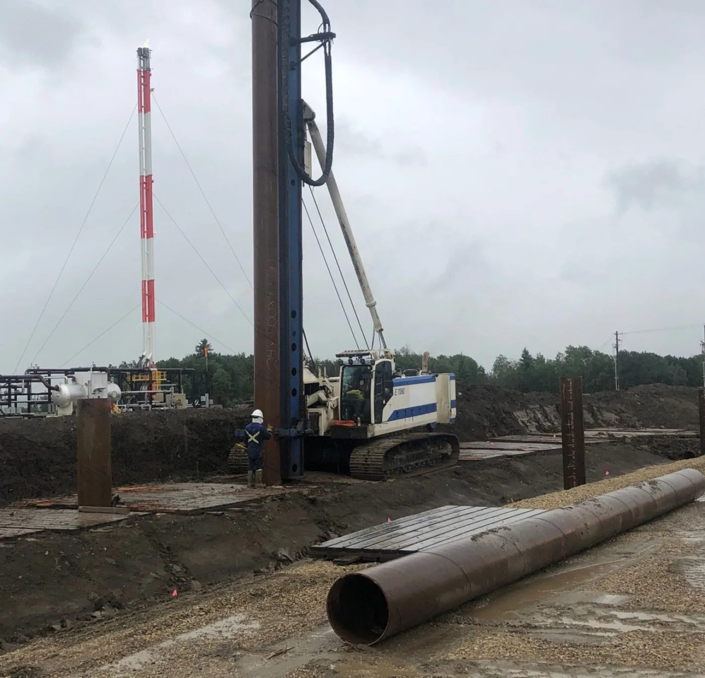 Enteco E7060 Hammer Piling Rig - 7