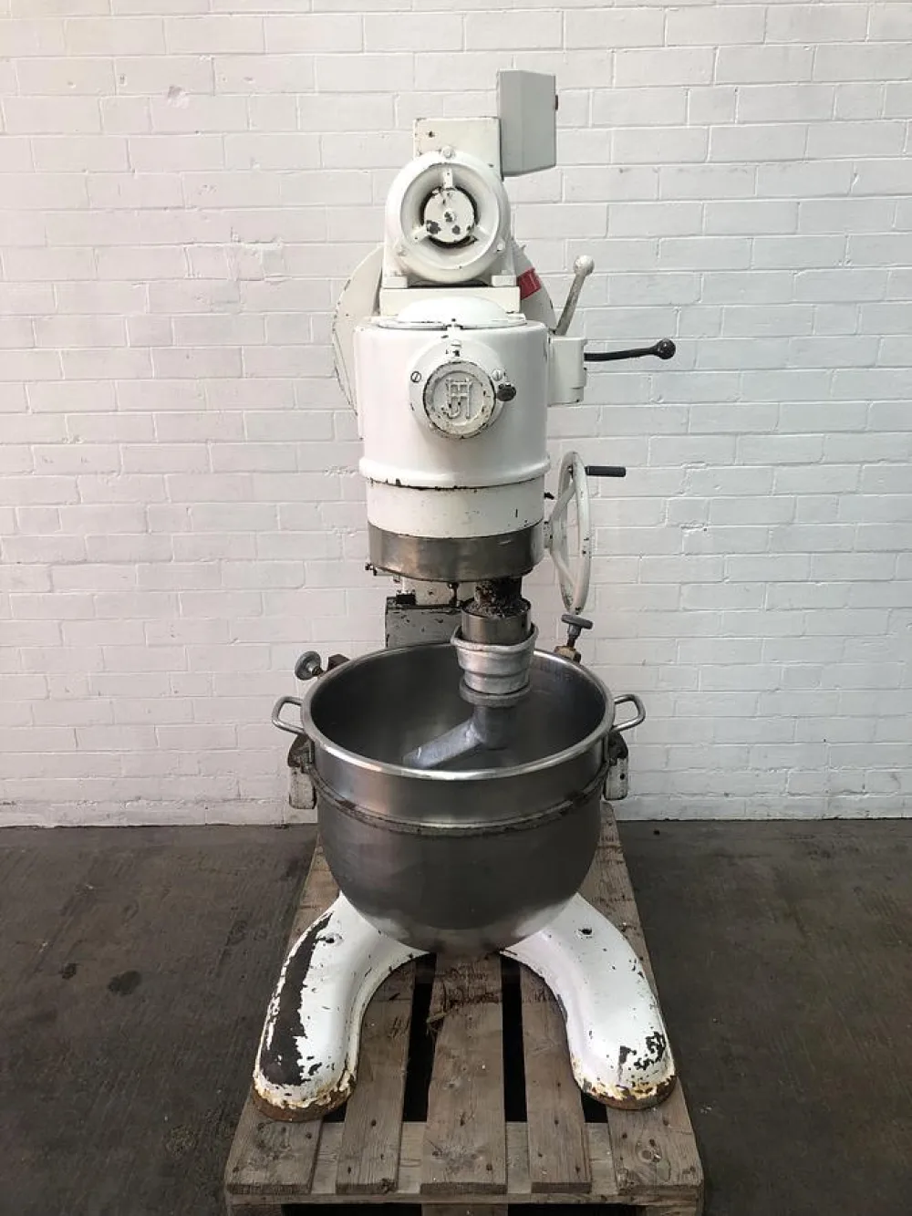 John Hunt 80Ltr Planetary Mixer with Stainless Steel Bowl and Dough Hook
