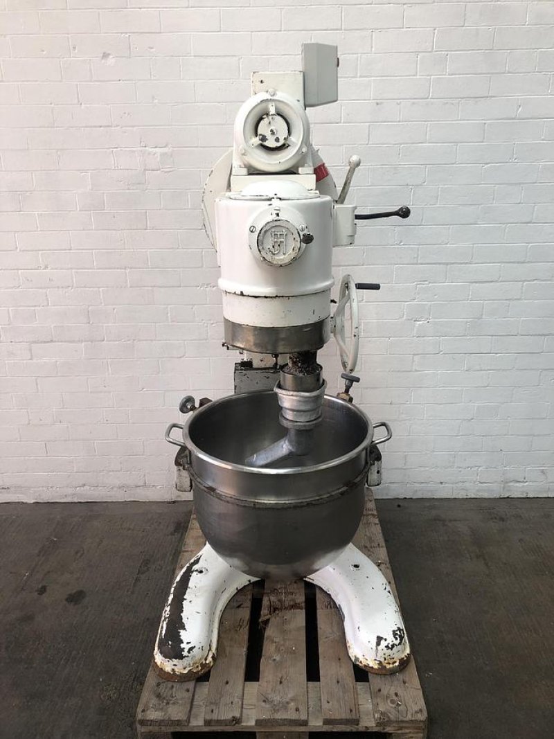 John Hunt 80Ltr Planetary Mixer with Stainless Steel Bowl and Dough Hook