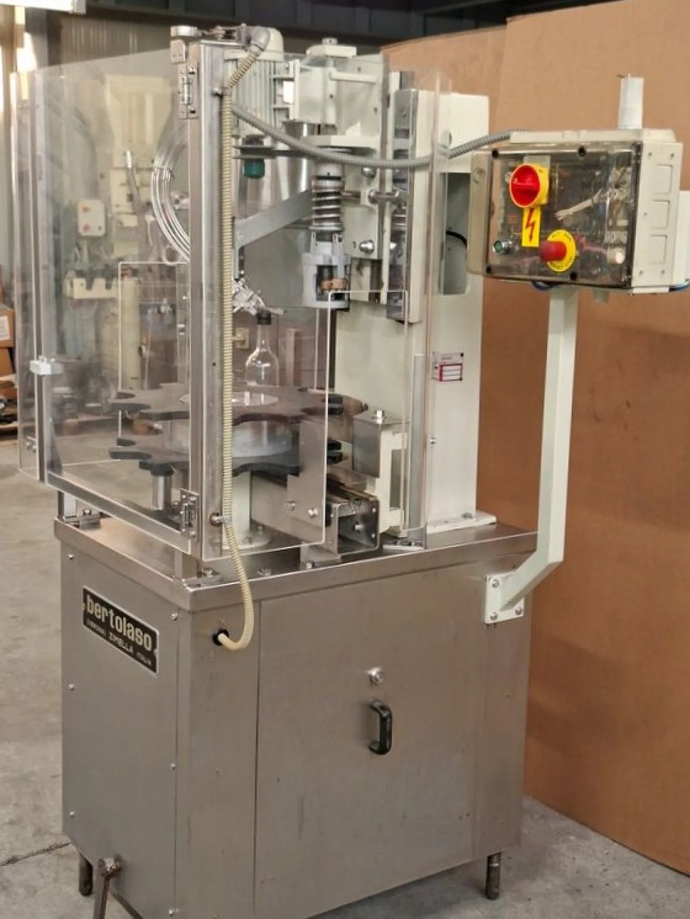 CORKING MACHINE SINGLE HEAD FOR ALUMINIUM SCREW CAP BERTOLASO, SECOND HAND MACHINE - 5