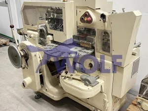 Stannioliermaschine OTTO HÄNSEL - Typ HPU mit Doppeldrehstation.
