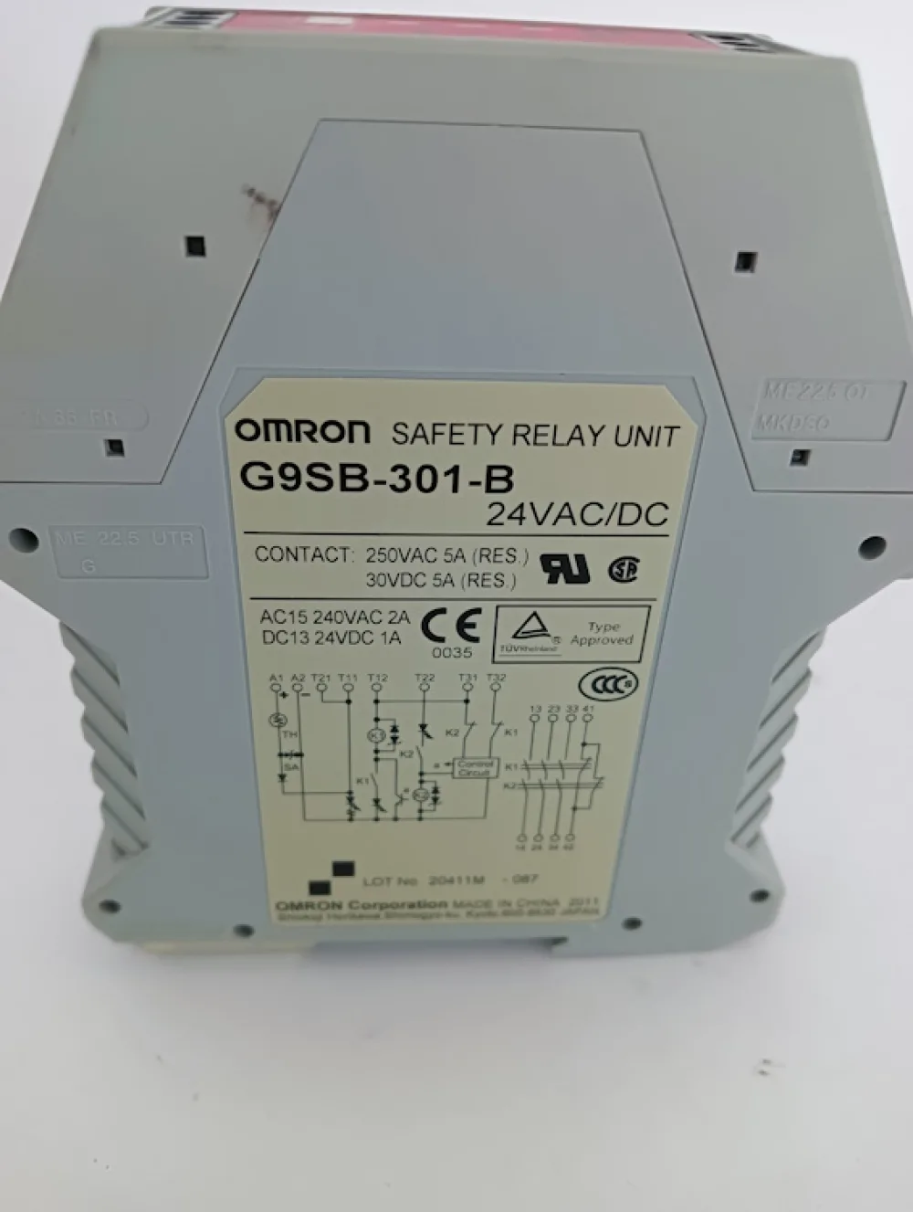 Omron Sicherheitsrelais G9SB-310-B