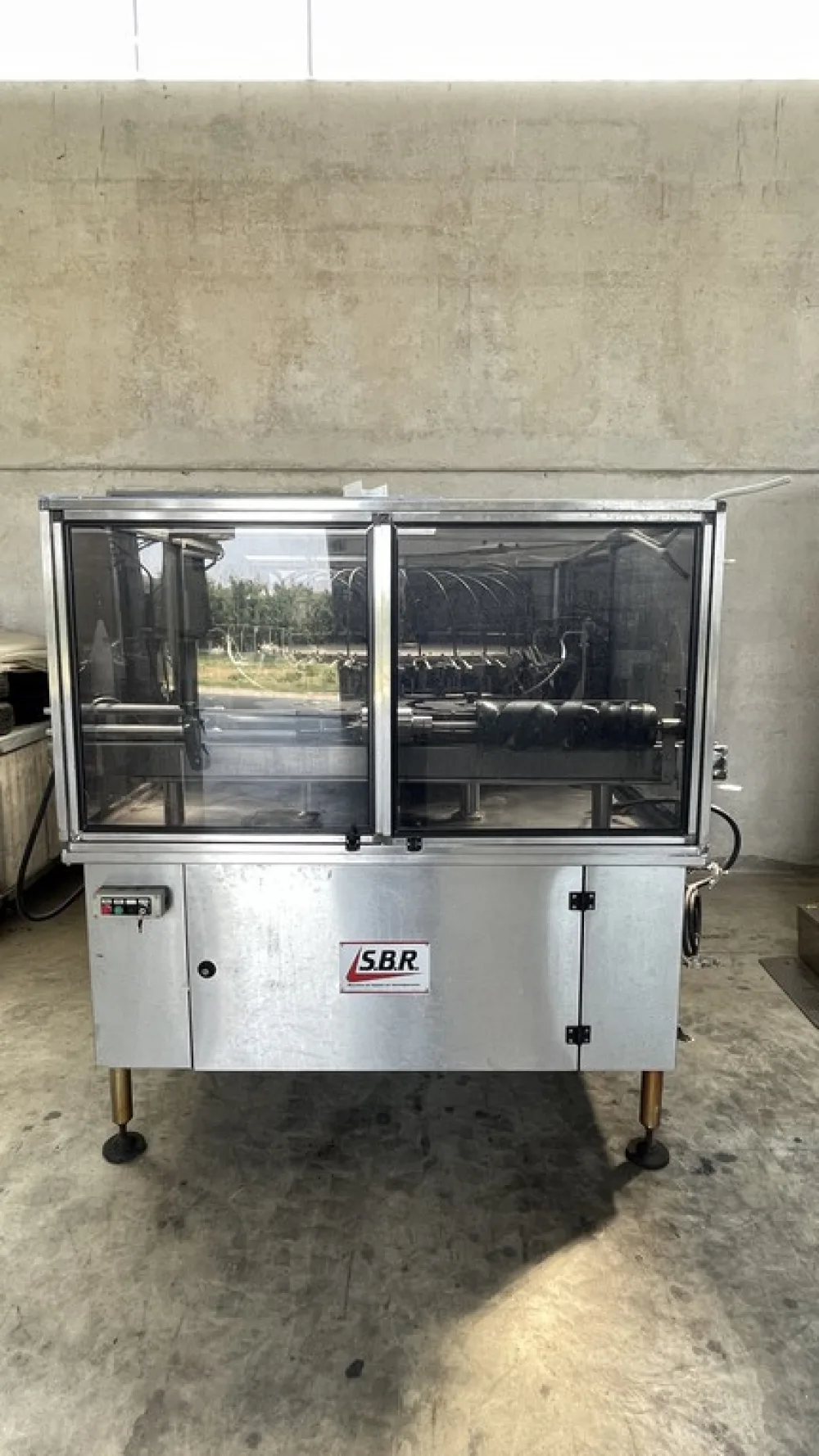 RINSER MACHINE, MODEL SBR BERTOLASO 28 NOZZLES, SECOND-HAND MACHINE