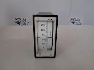 Camille Bauer Messspulinstrument 4–20 mA Temperaturanzeige 0–250 °C