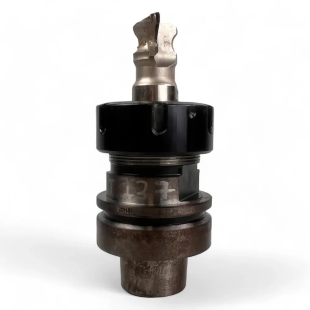 HSK 63 F Spannzangenfutter mit Spannzange und Fräser D=35 L=21 mm