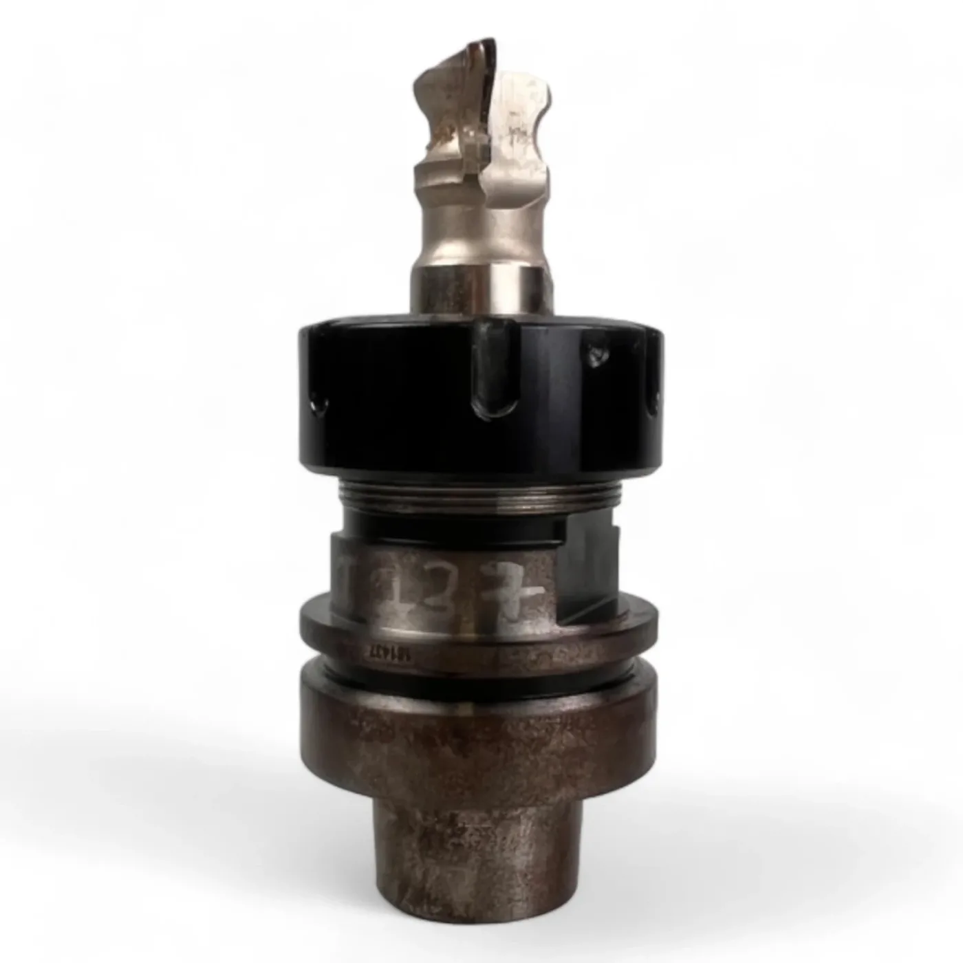 HSK 63 F Spannzangenfutter mit Spannzange und Fräser D=35 L=21 mm - 1