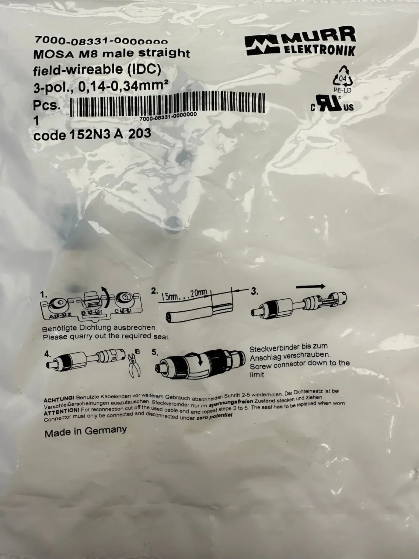 MURR-Electronic 7000-08331-0000000 - 2
