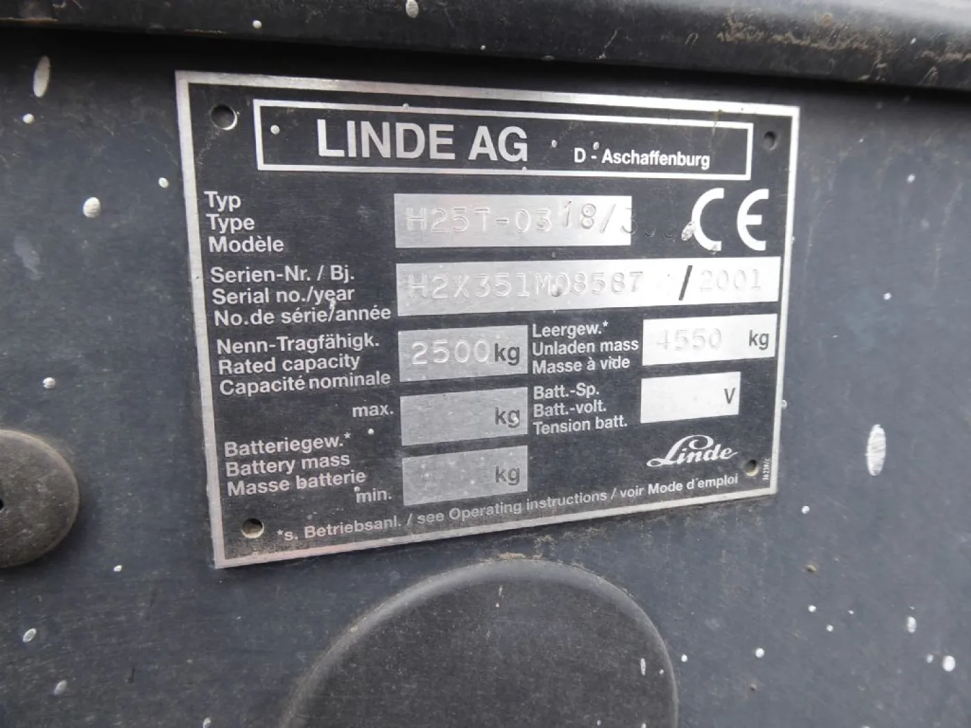 Linde H25T-03 - 4