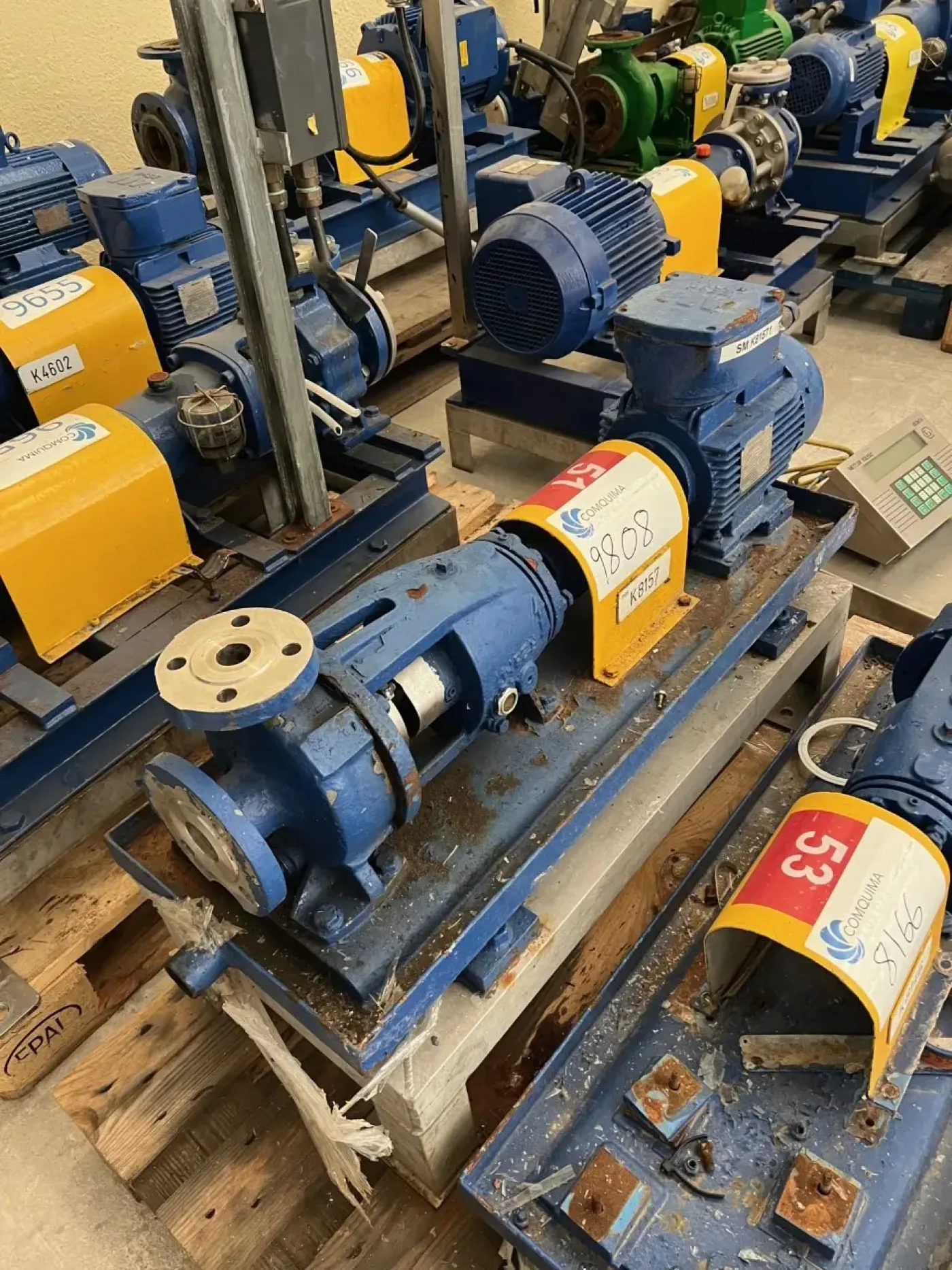 USED INGERSOLL-DRESSER PUMPS 40-25CPX125 1m3h 316L 1.5kW CENTRIFUGAL PUMP - 6