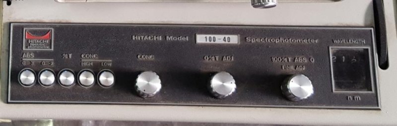 SPETTROFOTOMETRO – HITACHI – MOD. 100-40