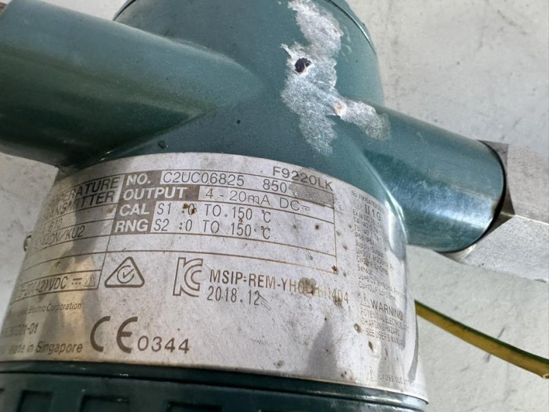 2018 Yokogawa Temperature transmitter