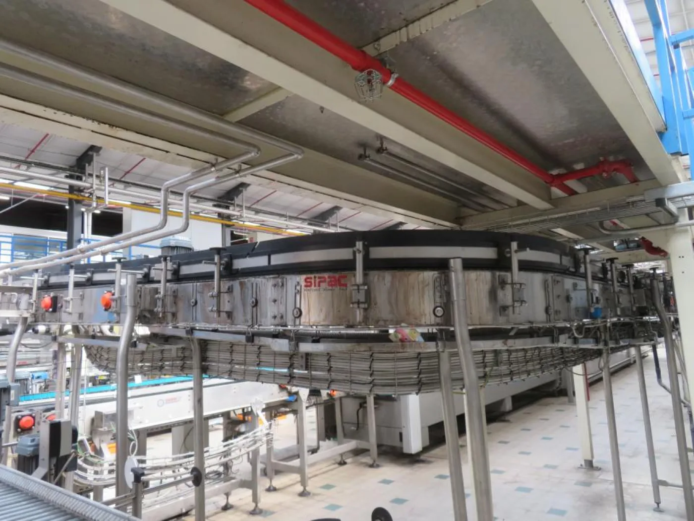 2015 Sipac Sipac Plastic Chain Convoyeur System With Sipac Electrical Cabinet And Touch Screen Controller-Line 4 - 8