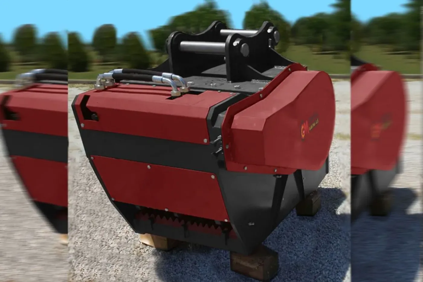 Crusher Bucket (Excavator Jaw Crusher) - 1