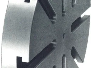PLATEAU "SCHAUBLIN" Ø200 mm à 8 rainures T radiales de 11 mm
