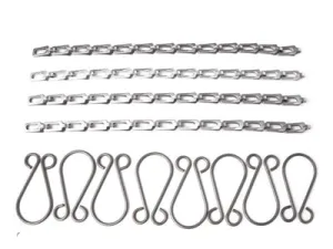 Ketting vleugel moer kap spant en voorraam (set van 8) GPW