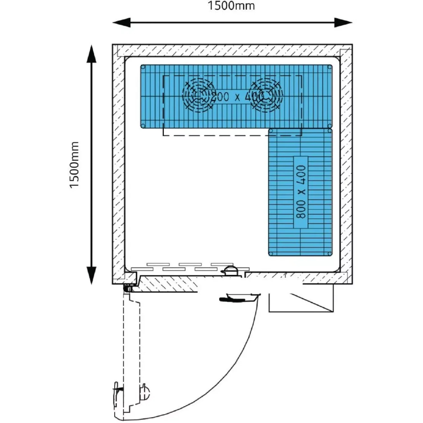 Foster Advantage Walk In Freezer Remote ADV1515 LT REM - islandcatering - 4