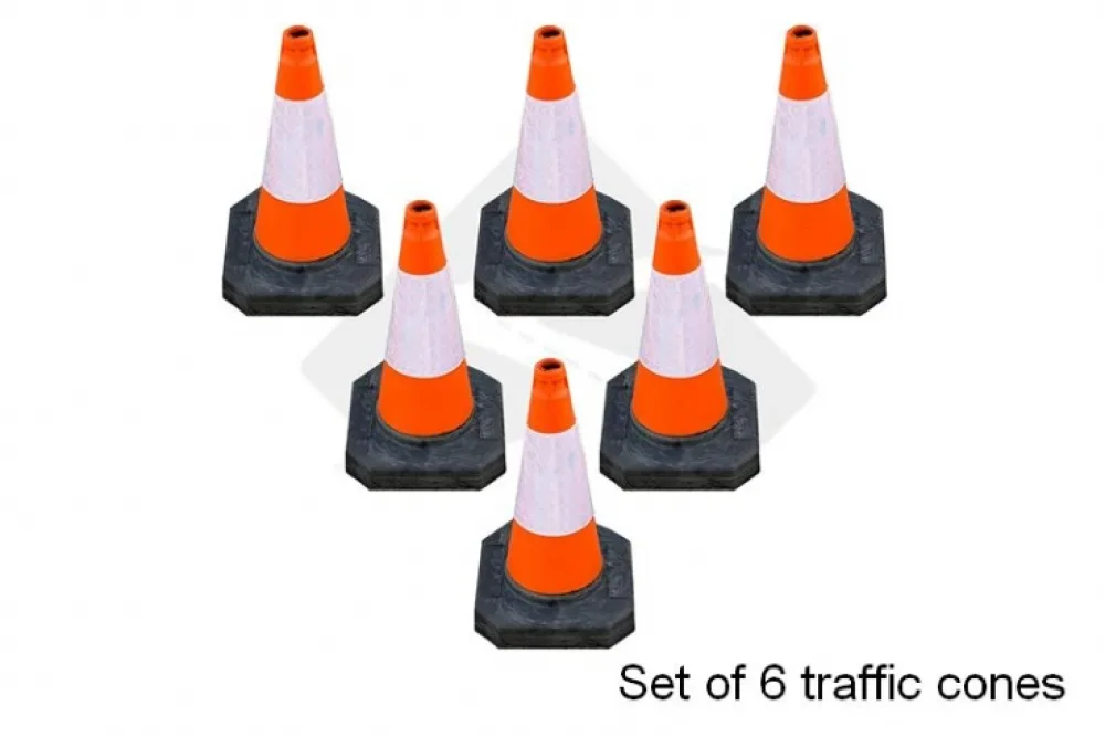 Set of 6 Traffic Cones