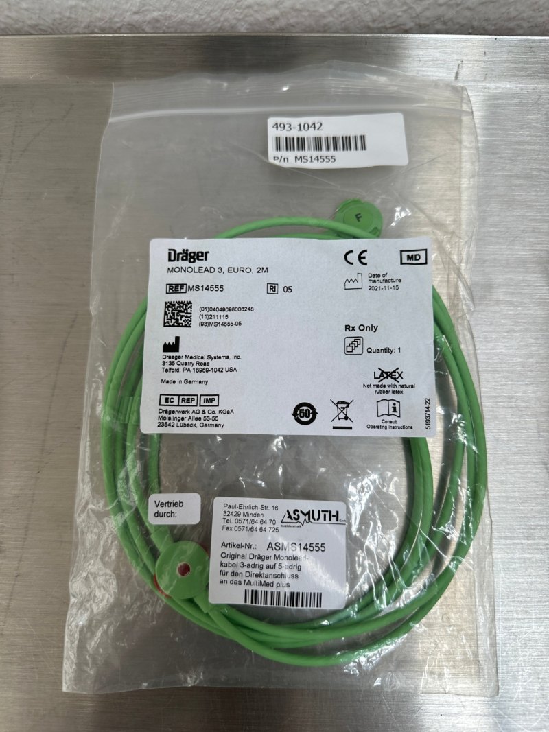 Dräger Monolead 3 MS14555 EKG-Patientenkabel