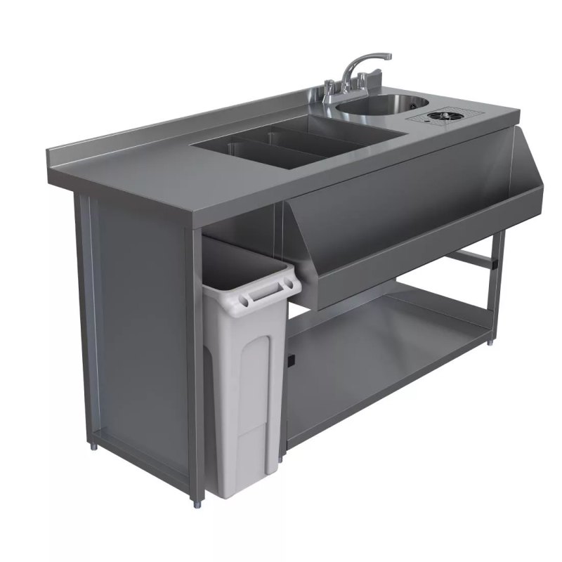 Parry Modular Bar Cocktail Station with Bin Void MB-CSV15 - islandcatering