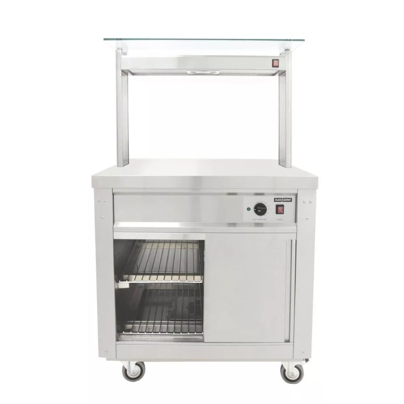 Parry Hot Cupboard with Heated Gantry 860mm FS-H2PACK - islandcatering