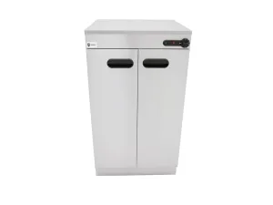 Parry Hot Hold 1863 electric tall plate warmer 4 shelves double door 240 x 10'' plate 650 - islandcatering