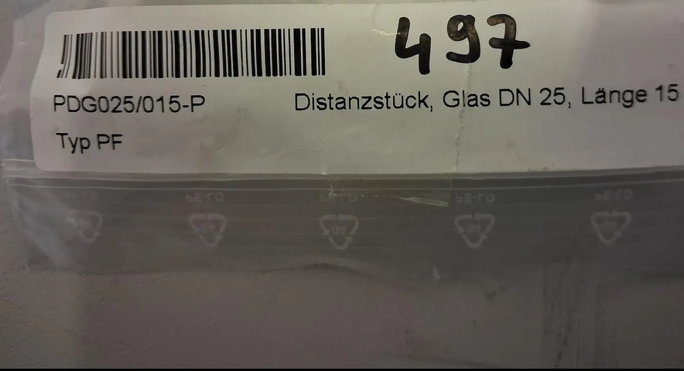 Normag Distanzstück PDG025/015-P Bauteil aus Glas - 5