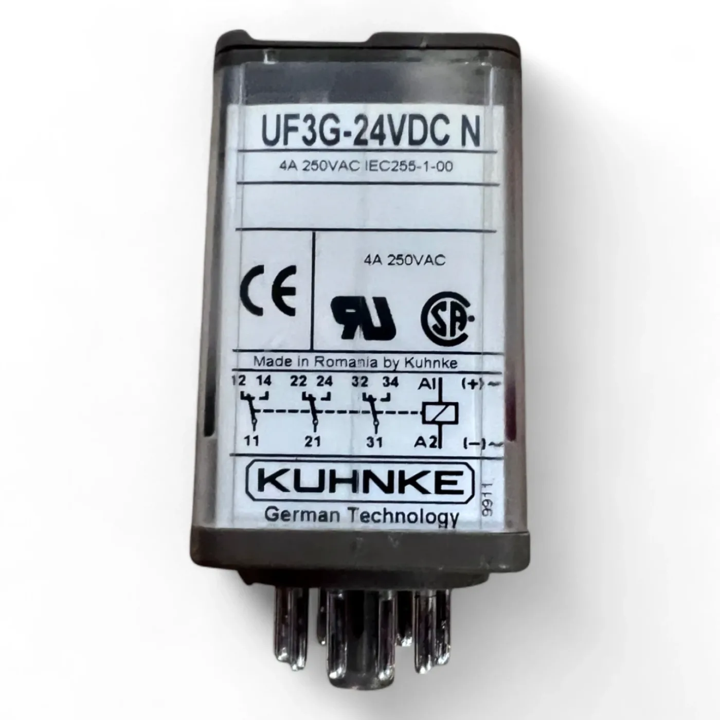 Kuhnke Relaismodul UF3G-24VDC N mit Sockel Z396 und Suppressormodul Z396.50 Art.-Nr. UF3G24VDCN-Z396-Z39650 - 5