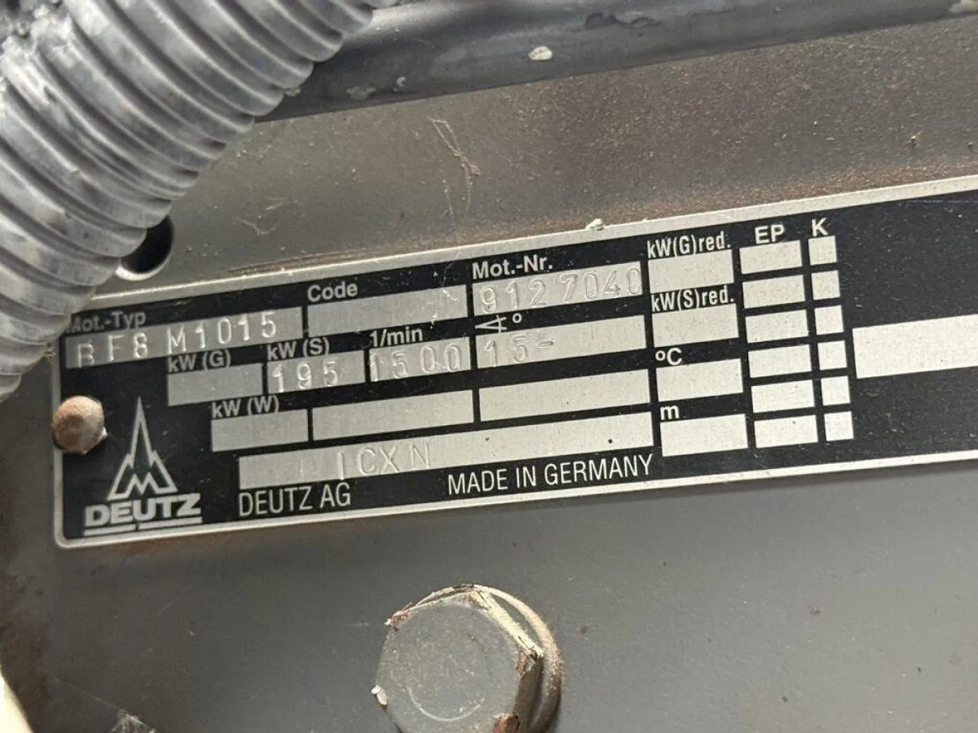 DEUTZ BF8M 1015 – AEM GENERATOR SET 250 KVA - 8