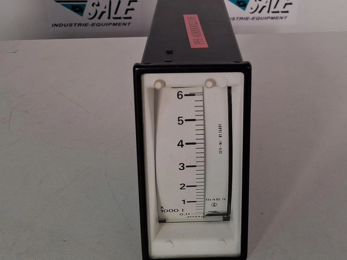 Camille Bauer Drehspulinstrument 4–20 mA 0–6 × 1000 l/h Panel Meter - 1
