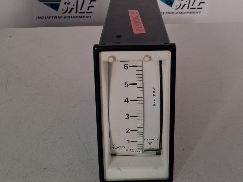 Camille Bauer Drehspulinstrument 4–20 mA 0–6 × 1000 l/h Panel Meter