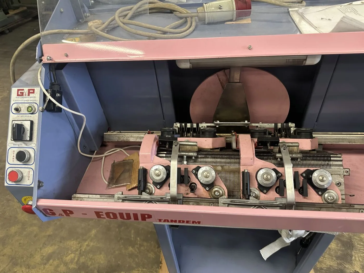G&P Elettromeccanica - Equip tandem ETSS-5 border knitting machine - 4