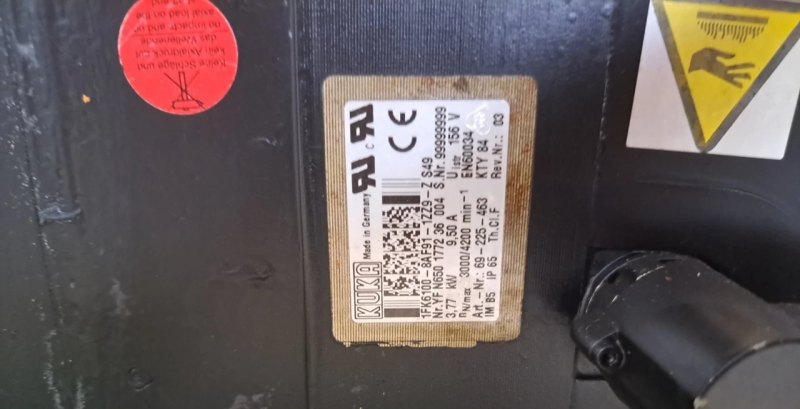 Kuka 1FK6100-8AF91-1ZZ9-Z S49 mit DynaGear