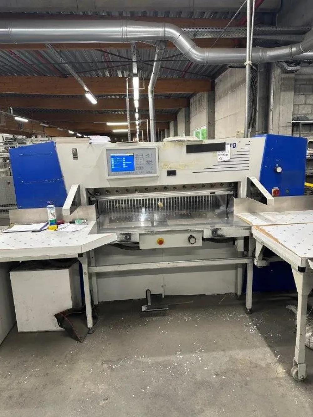 Wohlenberg 137 Cut-Tec cutting machine