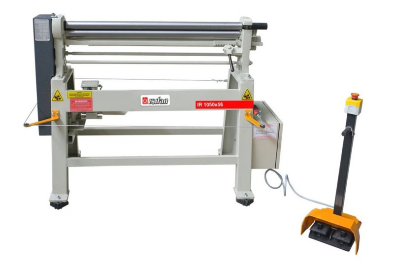 Motorische 3-Walzen Blecheinrundbiegemaschine IR 1050 x 75