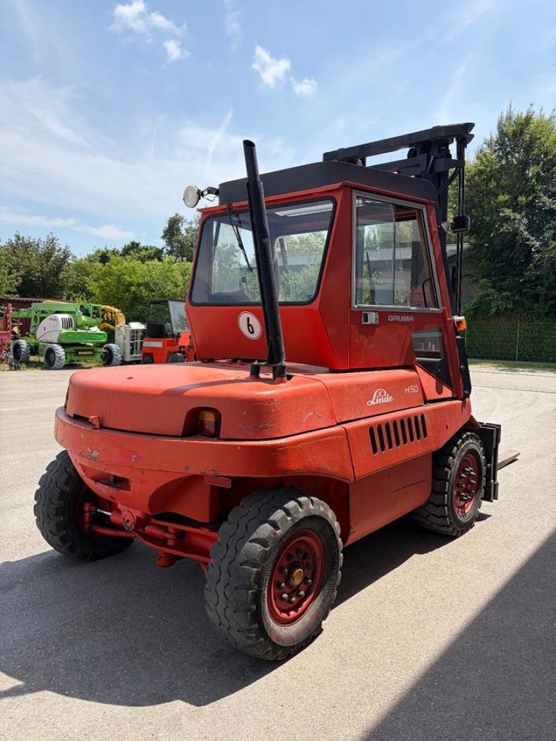 LINDE H50D Dieselstapler, Gabelstapler 5000kg, 4450mm, Stapler N419