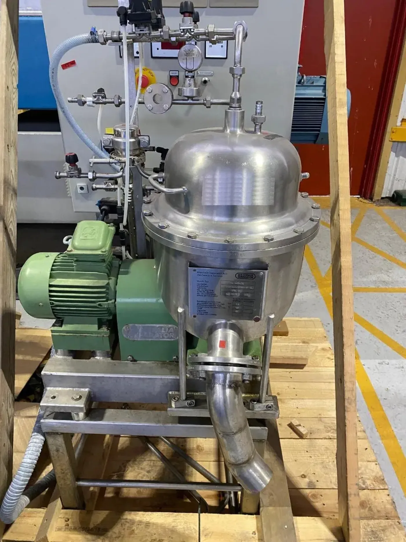 USED WESTFALIA CSA1-06-475 STAINLESS STEEL DISH CENTRIFUGE - 4