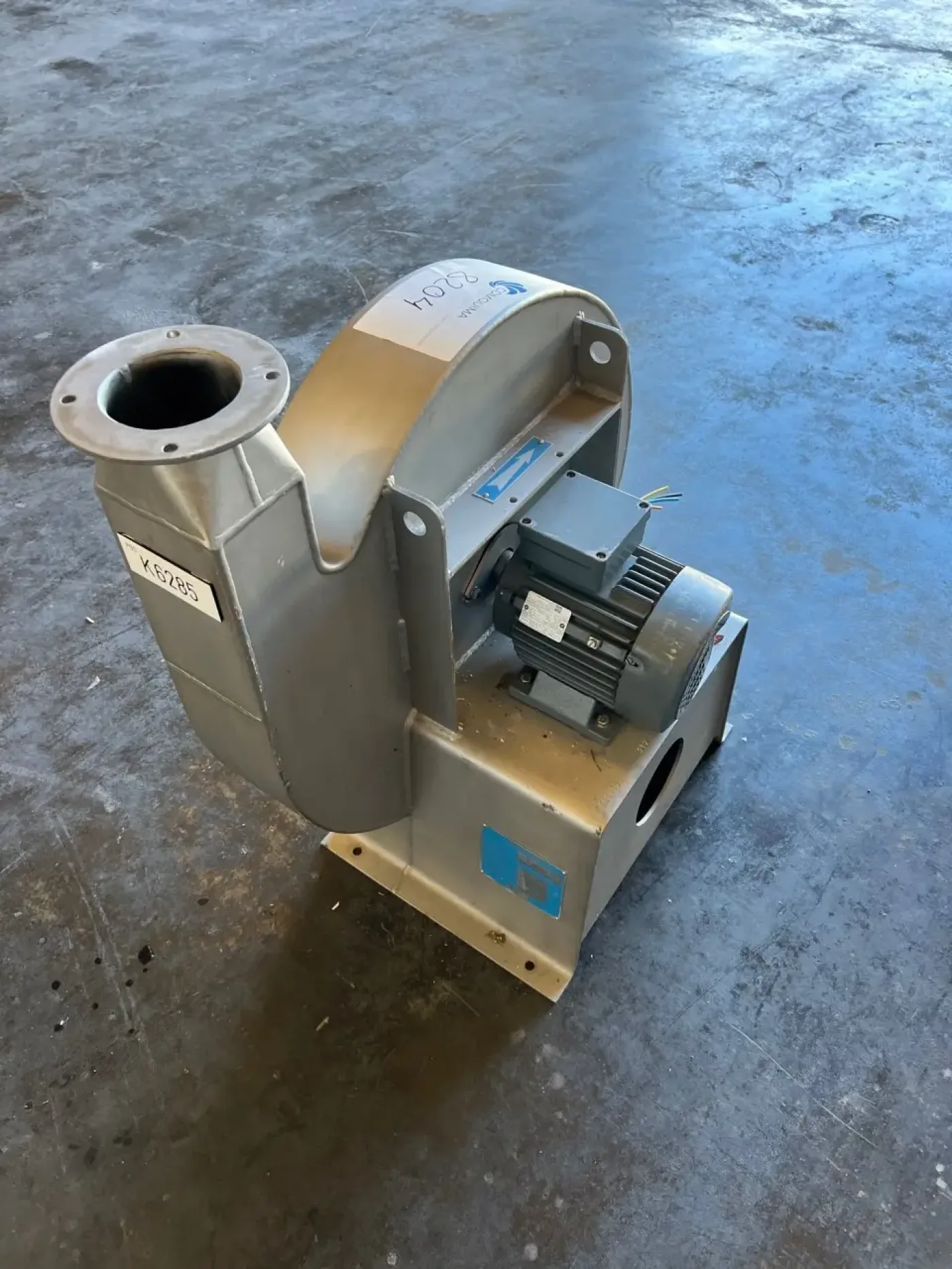 USED RADIAL INDUSTRIAL FAN MXE 031-000530 1.5 KW - 1