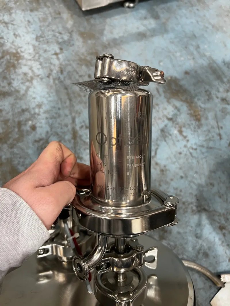 USED 10 LITER STAINLESS STEEL TANK