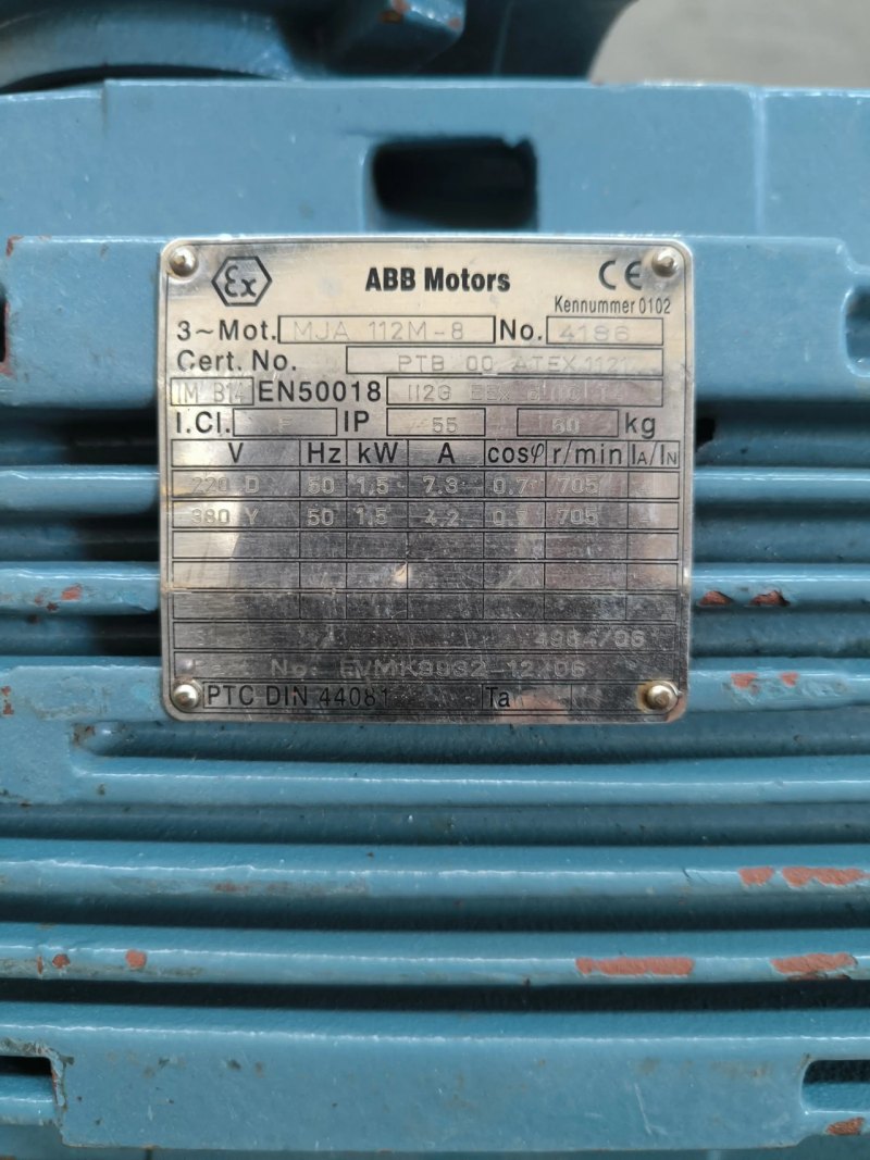 TANK TINSMACAL STAINLESS STEEL 1470 LITRES WITH AGITATION ATEX