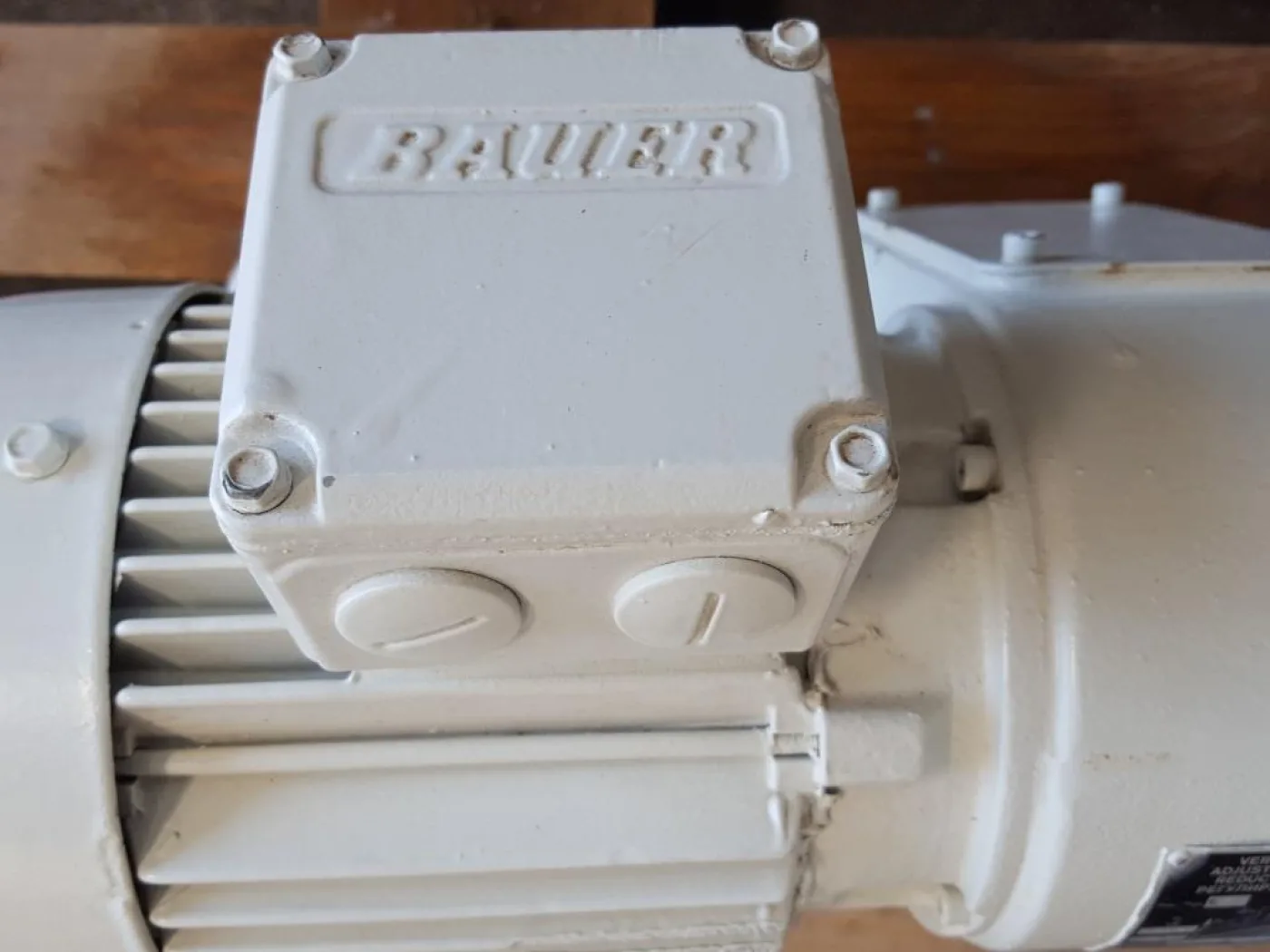 MOTOVARIATORE / MOTORIDUTTORE – BAUER - 7