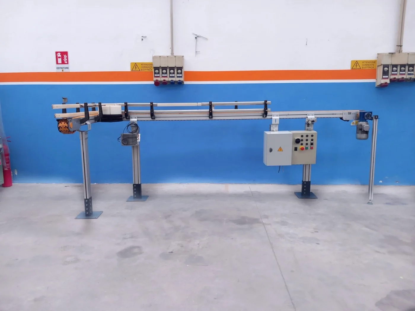 NASTRO TRASPORTATORE MOTORIZZATO CON CURVA A 90° – BETT SISTEMI – MOD. CO 75 SERIES - 3
