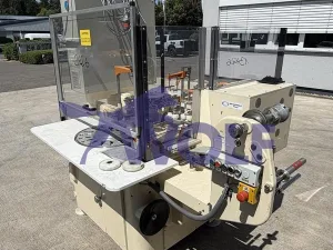 Stannioliermaschine RASCH - Type RU-EK, mit Klappstaion.