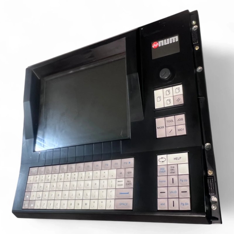 NUM CNC-Bedienfeld mit integriertem Display und Tastatur – Art.-Nr. 10 10 86 Ident-Nr. 0206204577A