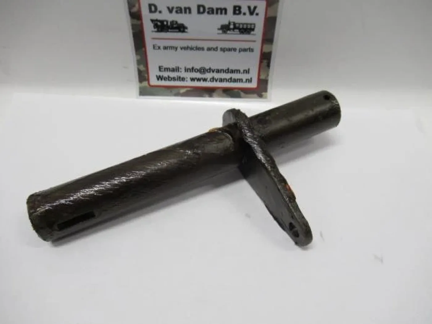 Koppeling + rempedaal-as - 1