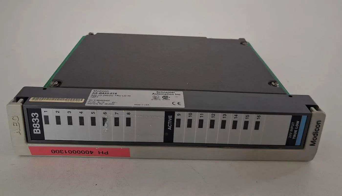 Modicon AS-B833-016 16-Point 24 VDC Digital Input Module - 1