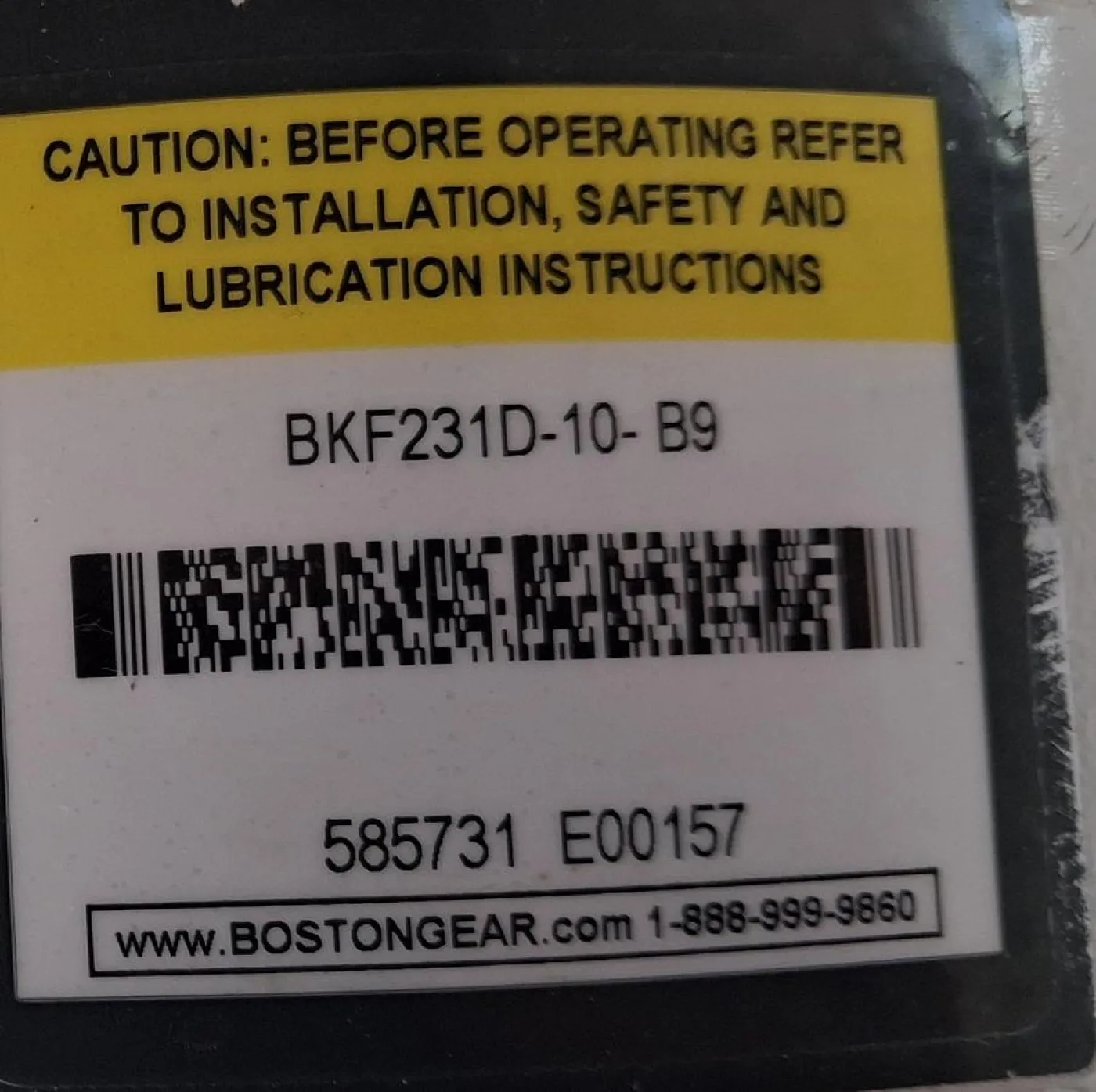 Boston Gear BKF231D-10-B9 Industrie-Getriebe - 7