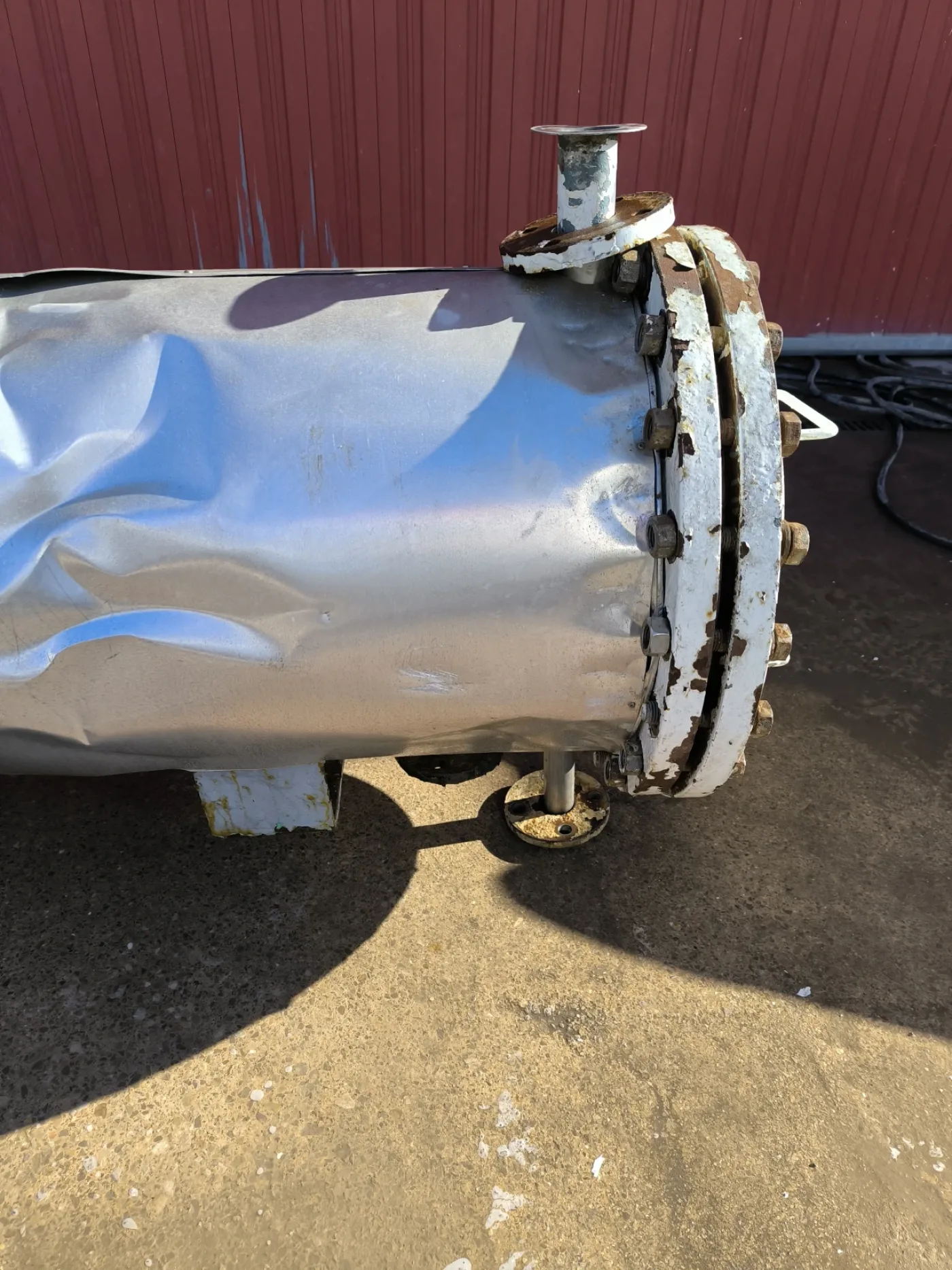 STAINLESS STEEL TUBULAR HEAT EXCHANGER 11.5 M2 MOINTER - 3