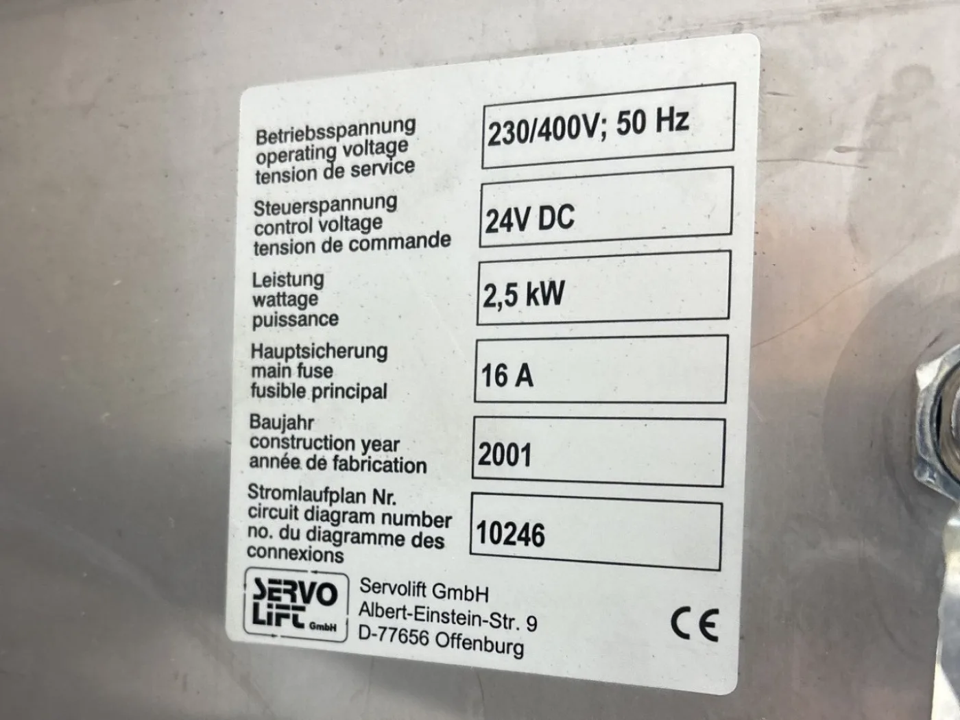 Pharmatech Hoist - Lifting/tilting machine - 2