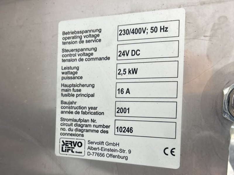 Pharmatech Hoist - Lifting/tilting machine